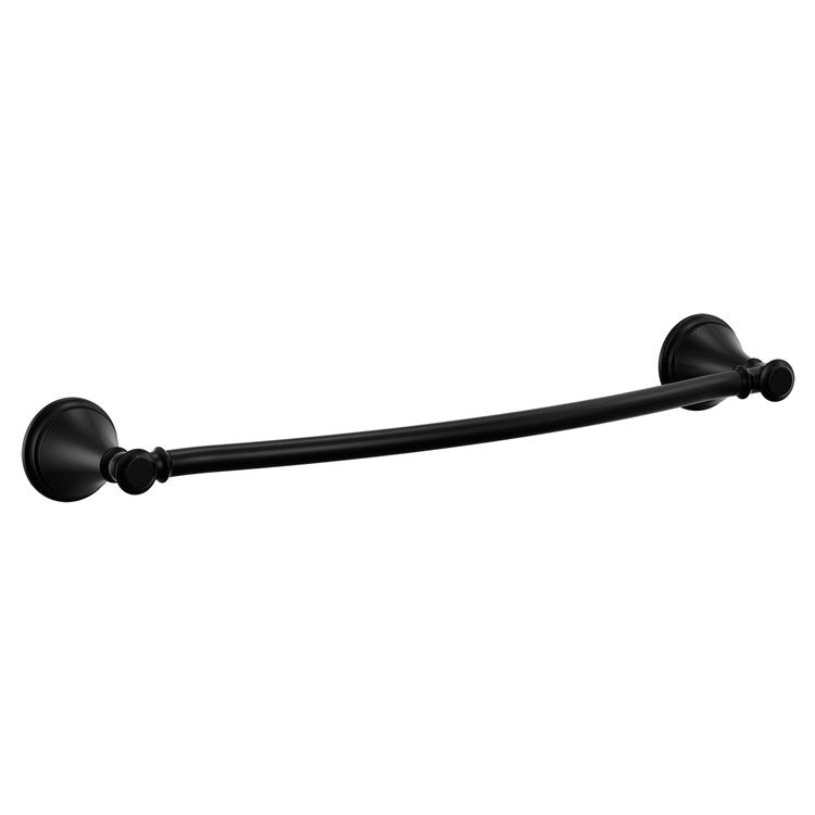 Towel Bar Cassidy 18 Inch Matte Black - Image 1