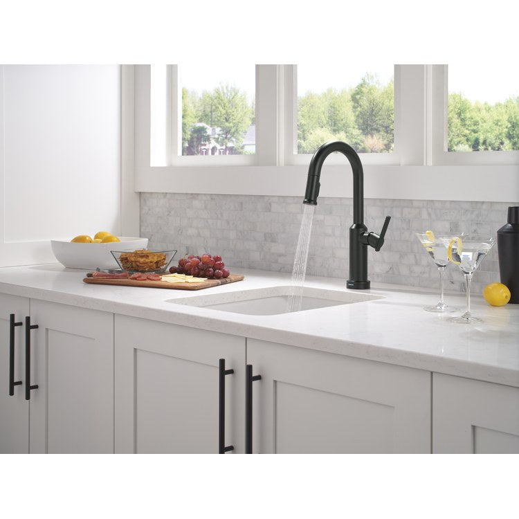 Bar Faucet Cordova Touch2O with Touchless 1 Lever ADA Matte Black Diamond Seal Technology 2 Function Pull Down 360 DEG Swivel 1.8 Gallons per Minute - Image 2