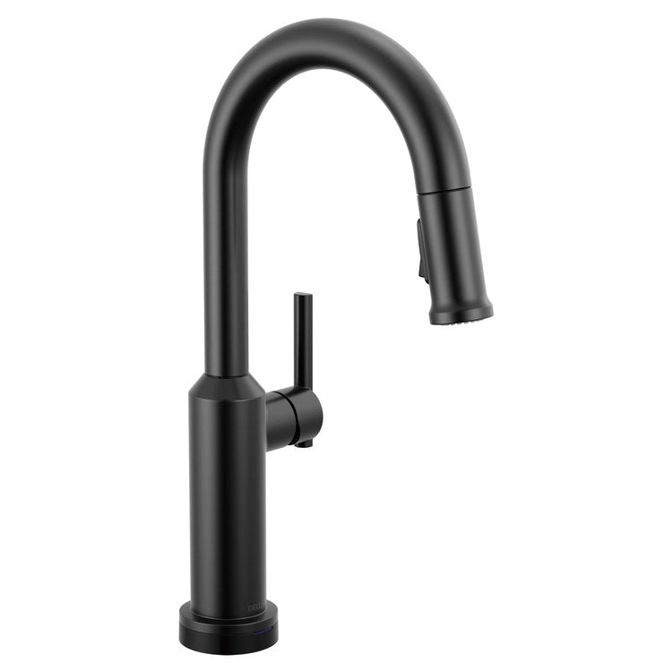 Bar Faucet Cordova Touch2O with Touchless 1 Lever ADA Matte Black Diamond Seal Technology 2 Function Pull Down 360 DEG Swivel 1.8 Gallons per Minute