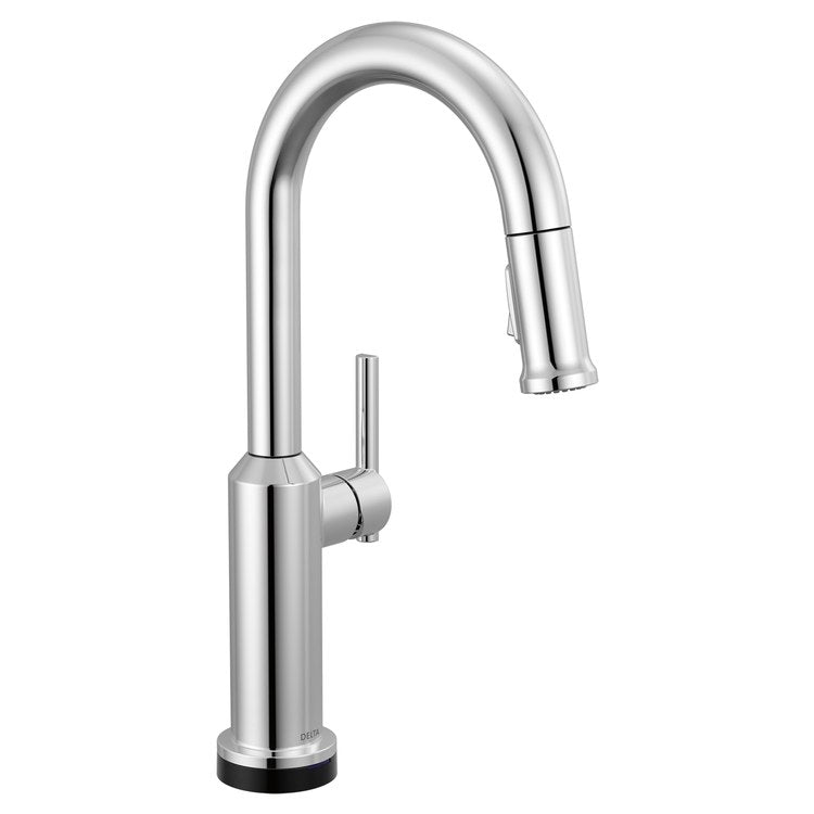 Bar Faucet Cordova Touch2O with Touchless 1 Lever ADA Lumicoat Chrome Diamond Seal Technology 2 Function Pull Down 360 DEG Swivel 1.8 Gallons per Minute