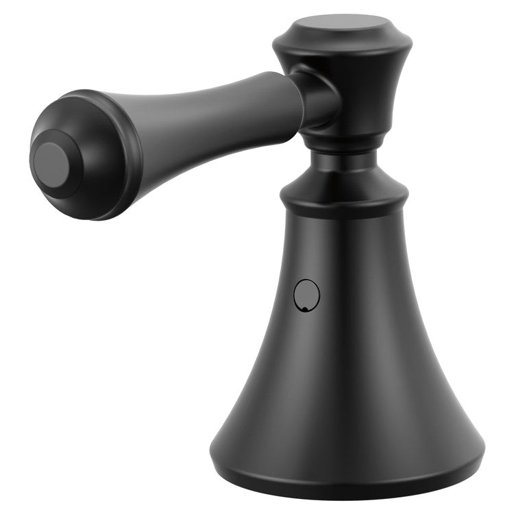 Handle Kit Cassidy Metal 2 Lever Matte Black ADA for Deck Mount Bathroom and Bidet Faucets - Image 1