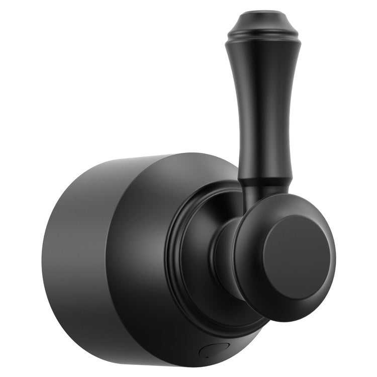Handle Kit Cassidy Metal 1 Lever Transfer Valve Matte Black ADA - Image 1