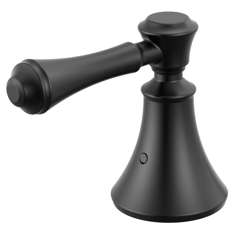Handle Kit Cassidy Metal 2 Lever Matte Black ADA for Roman Tub Faucets - Image 1