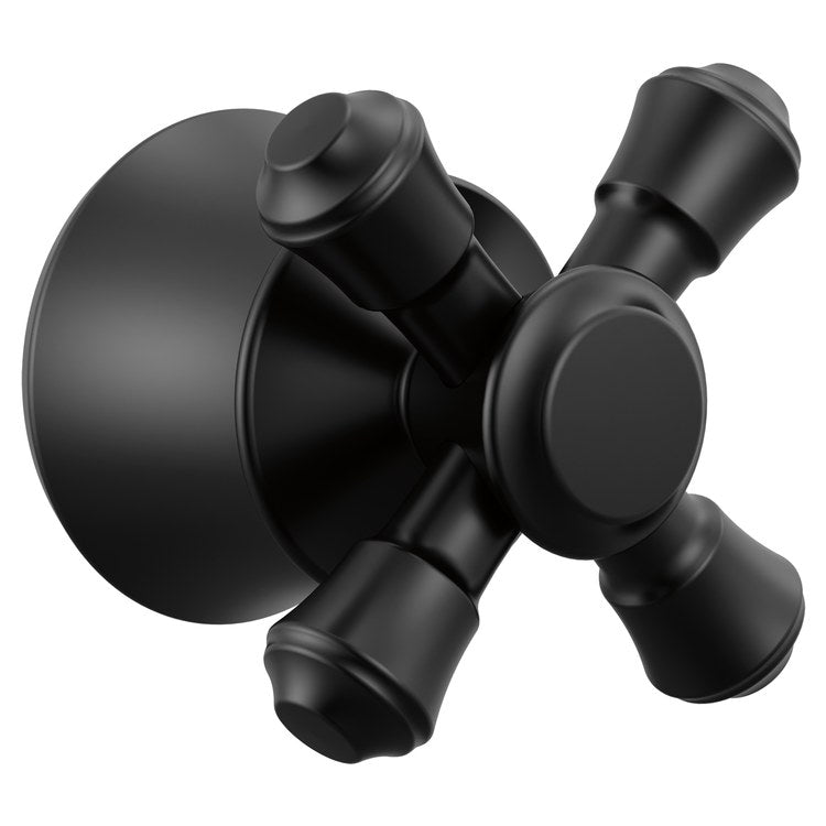 Handle Kit Cassidy 14 Series Metal 1 Cross Matte Black ADA for Cassidy 14 Series Shower Trim - Image 1
