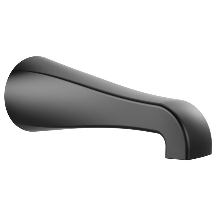 Tub Spout Lineax Non-Diverter Matte Black 9 Inch for R10000 - Image 1