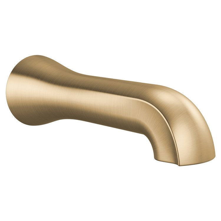 Tub Spout Bonacci Universal Less Diverter Lumicoat Champagne Bronze 7-5/16 Inch Brass - Image 1