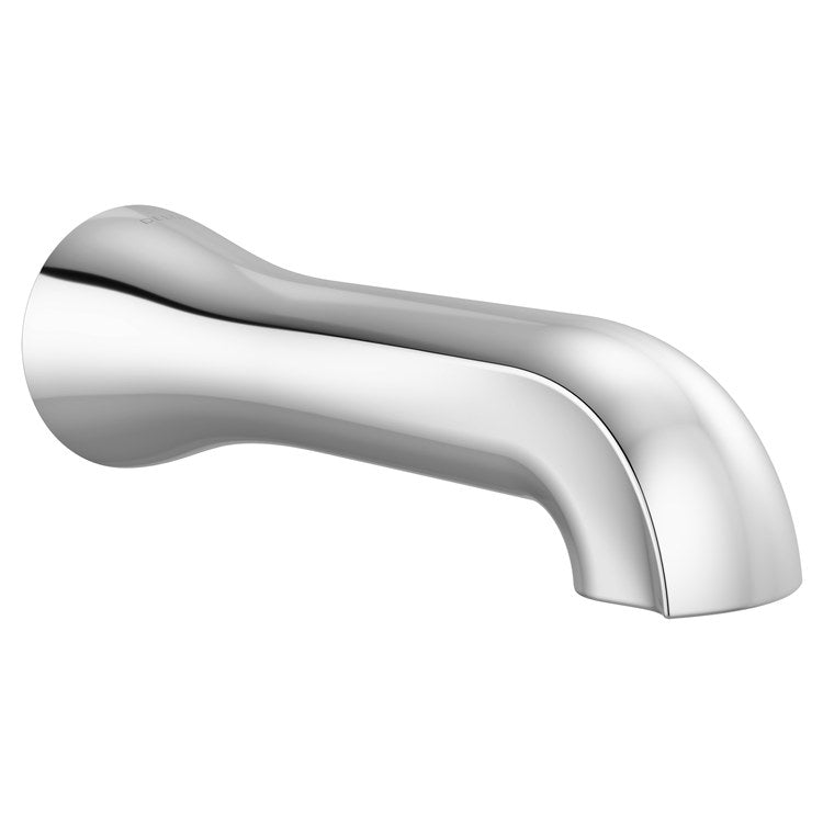Tub Spout Bonacci Universal Less Diverter Lumicoat Chrome 7-5/16 Inch Brass - Image 1