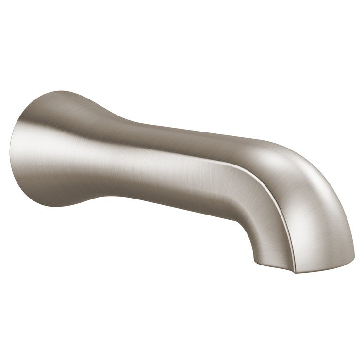 Tub Spout Bonacci Universal Less Diverter Lumicoat Stainless 7-5/16 Inch Brass