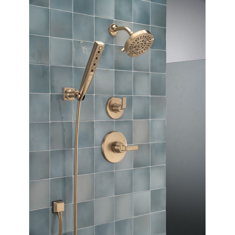 Diverter Trim Lineax 3 Functions Brilliance Champagne Bronze 1 Lever ADA - Image 2