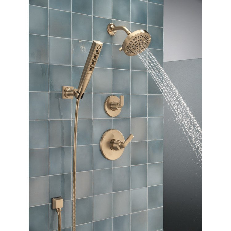 Diverter Trim Lineax 3 Functions Brilliance Champagne Bronze 1 Lever ADA - Image 3