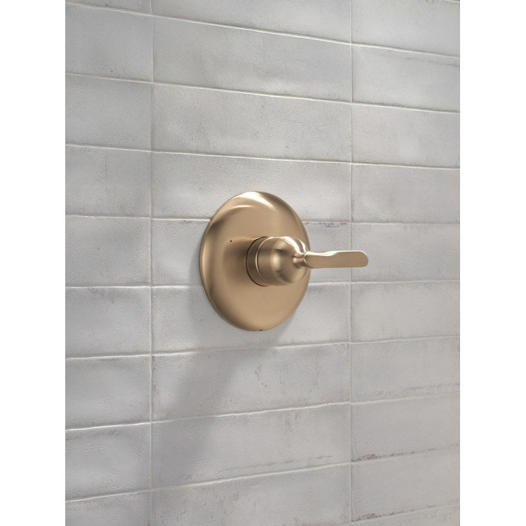 Pressure Balance Valve Trim Bonacci 14 Series 1 Lever Lumicoat Champagne Bronze ADA for MultiChoice Universal Rough Valve Body R10000 Series - Image 3