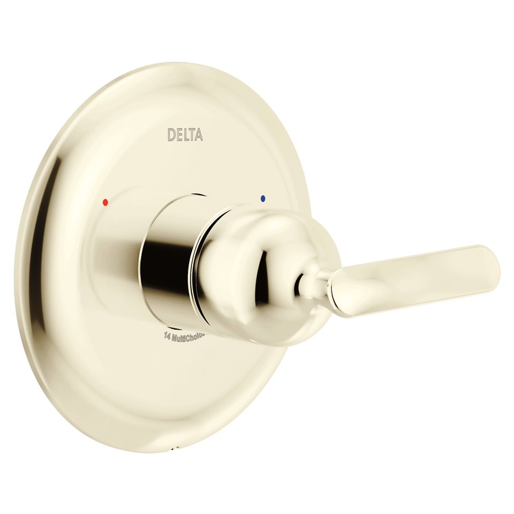 Pressure Balance Valve Trim Bonacci 14 Series 1 Lever Lumicoat Polished Nickel ADA for MultiChoice Universal Rough Valve Body R10000 Series - Image 1