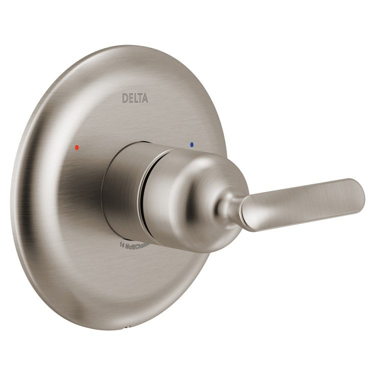 Pressure Balance Valve Trim Bonacci 14 Series 1 Lever Lumicoat Stainless ADA for MultiChoice Universal Rough Valve Body R10000 Series - Image 1