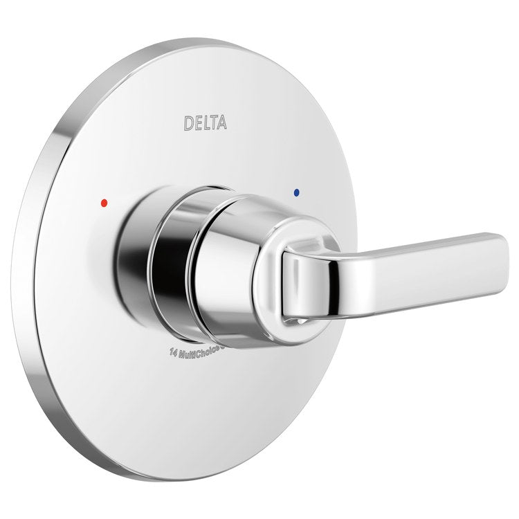 Pressure Balance Valve Trim Lineax 14 Series 1 Lever Chrome 6-1/2 Inch WaterSense ADA for MultiChoice Universal Valve R10000 Series - Image 1