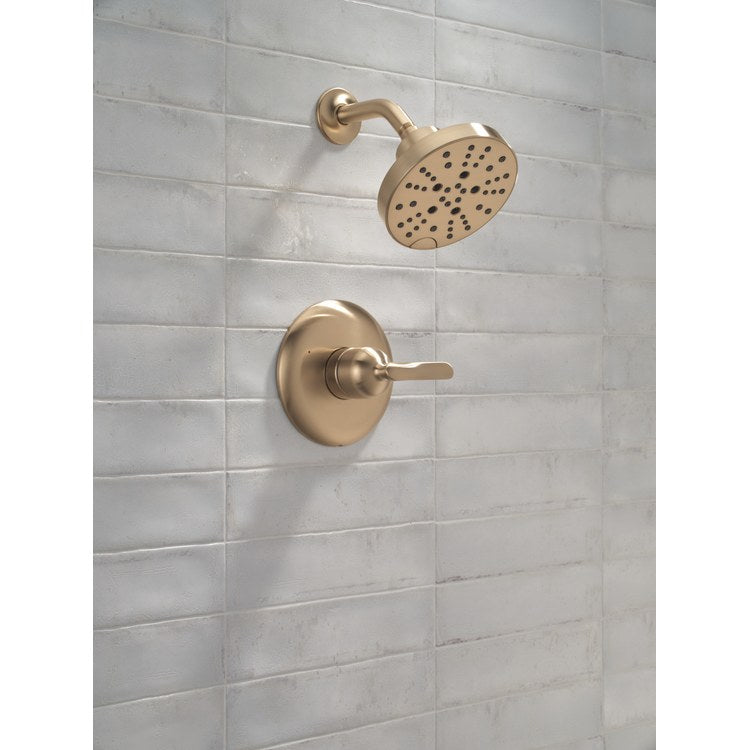 Shower Trim Bonacci 14 Series Pressure Balanced 1 Lever Lumicoat Champagne Bronze WaterSense CALGreen ADA 1.75 Gallons per Minute 5 Function H2Okinetic Touch-Clean for MultiChoice Universal Rough Valve R10000 Series - Image 2