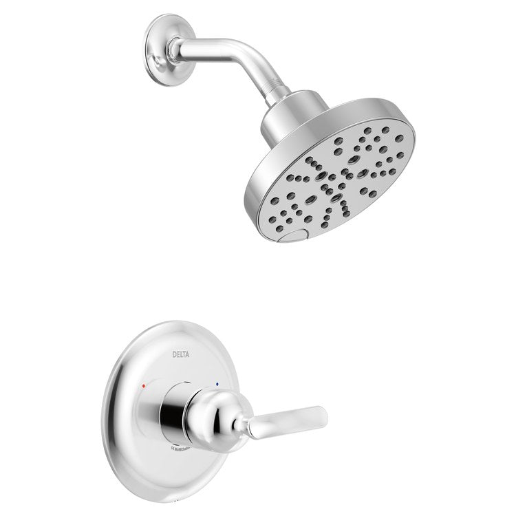 Shower Trim Bonacci 14 Series Pressure Balanced 1 Lever Lumicoat Chrome WaterSense CALGreen ADA 1.75 Gallons per Minute 5 Function H2Okinetic Touch-Clean for MultiChoice Universal Rough Valve R10000 Series - Image 1