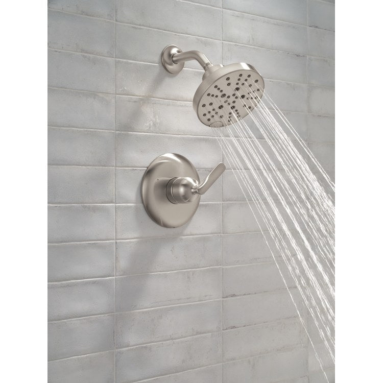 Shower Trim Bonacci 14 Series Pressure Balanced 1 Lever Lumicoat Stainless WaterSense CALGreen ADA 1.75 Gallons per Minute 5 Function H2Okinetic Touch-Clean for MultiChoice Universal Rough Valve R10000 Series - Image 3