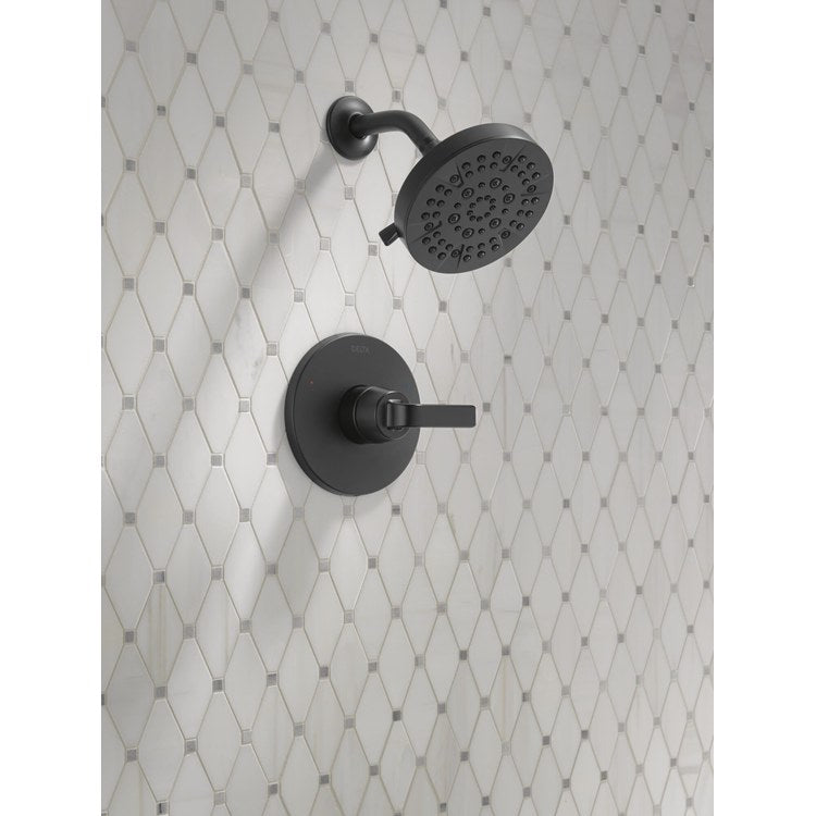 Shower Trim Lineax Monitor 14 Series 1 Lever Matte Black 5 Functions WaterSense ADA 1.75 Gallons per Minute - Image 2