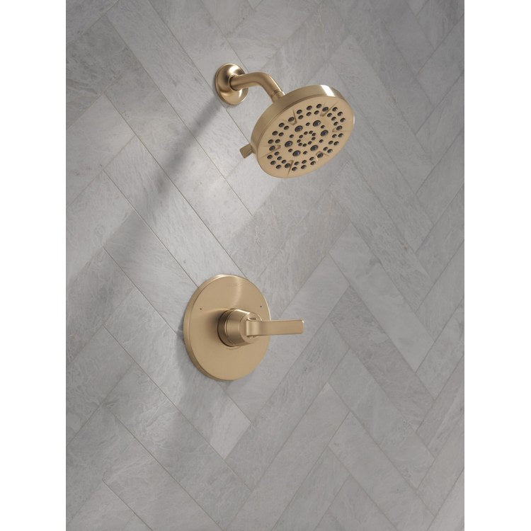 Shower Trim Lineax Monitor 14 Series 1 Lever Brilliance Champagne Bronze 5 Functions WaterSense ADA 1.75 Gallons per Minute - Image 3