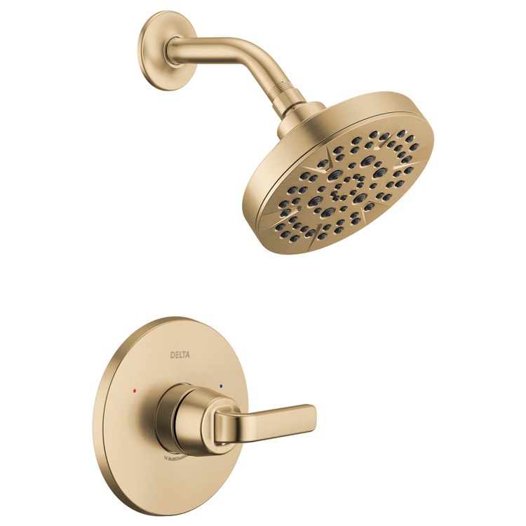 Shower Trim Lineax Monitor 14 Series 1 Lever Brilliance Champagne Bronze 5 Functions WaterSense ADA 1.75 Gallons per Minute - Image 1