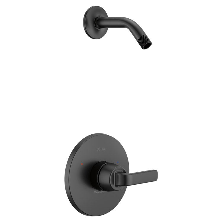 Shower Trim Lineax Monitor 14 Series 1 Lever Matte Black 1 Functions ADA 1.75 Gallons per Minute - Image 1