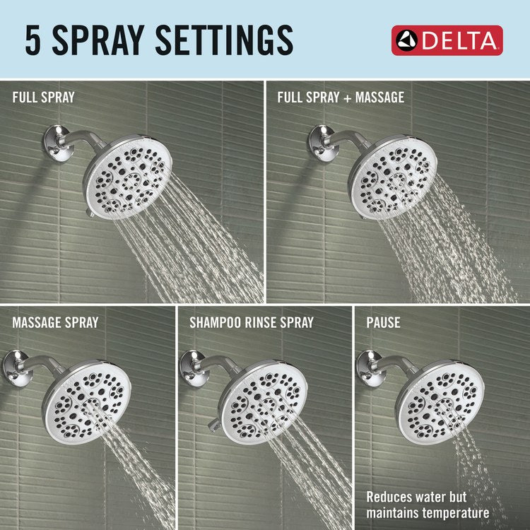 Tub and Shower Trim Roe Monitor 14 1 Lever Chrome WaterSense ADA for R10000 Series - Image 3