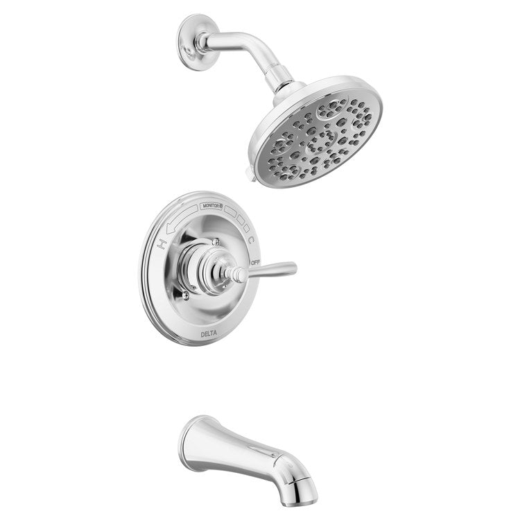 Tub and Shower Trim Roe Monitor 14 1 Lever Chrome WaterSense ADA for R10000 Series