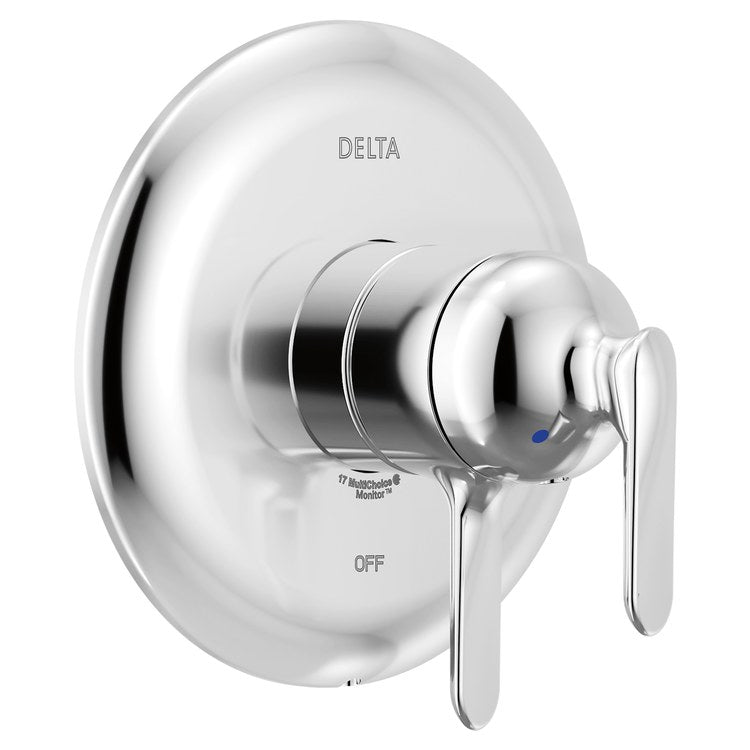 Pressure Balance Valve Trim Bonacci 17 Series with Temperature and Volume Control 2 Lever Lumicoat Chrome ADA for MultiChoice Universal Rough Valve Body R10000 Series - Image 1