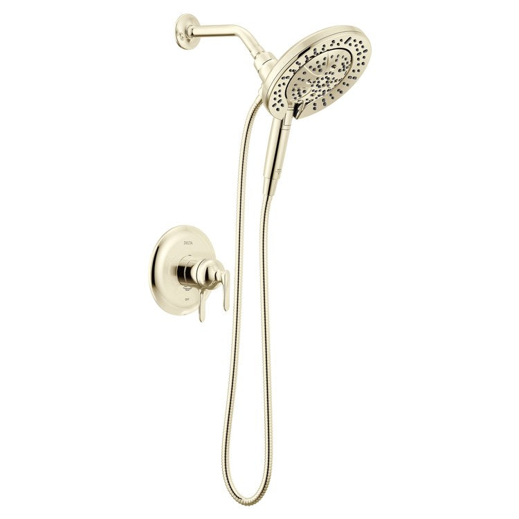 Shower Trim Bonacci 17 Series In2ition 2-In-1 2 Lever Lumicoat Polished Nickel WaterSense CALGreen ADA 1.75 Gallons per Minute 7 Function H2Okinetic Touch-Clean for MultiChoice Universal Rough Valve R10000 Series - Image 1
