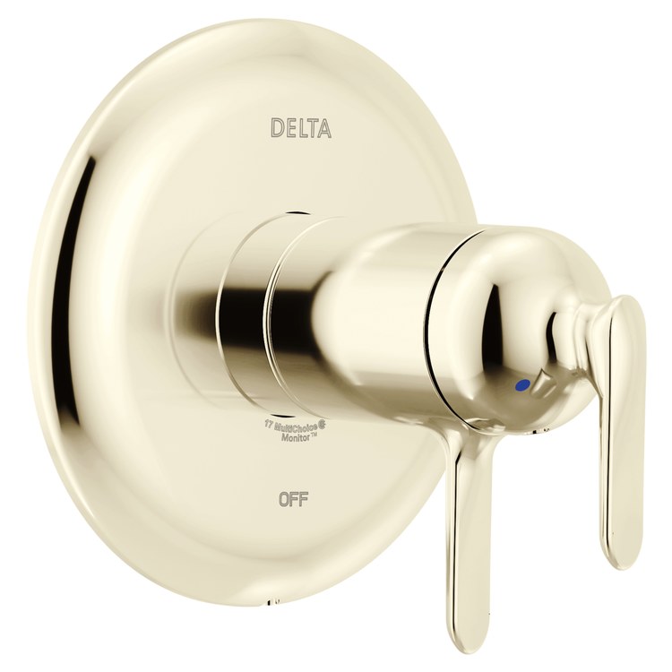 Thermostatic Valve Trim Bonacci 17T 2 Lever/Dial Lumicoat Polished Nickel TempAssure ADA