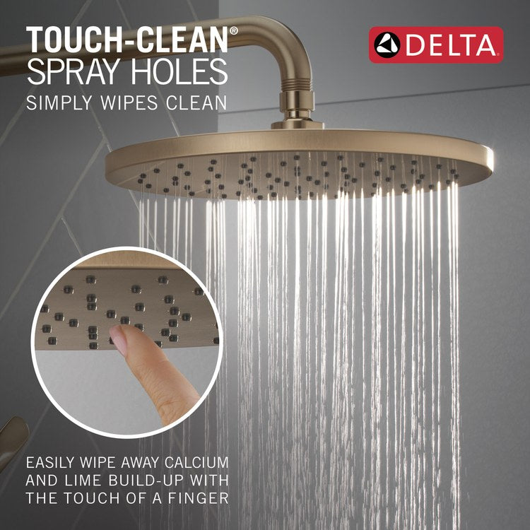 Shower Trim Bonacci 17T Series Raincan 2 Lever Lumicoat Champagne Bronze 1 Functions WaterSense ADA 1.75 Gallons per Minute - Image 3