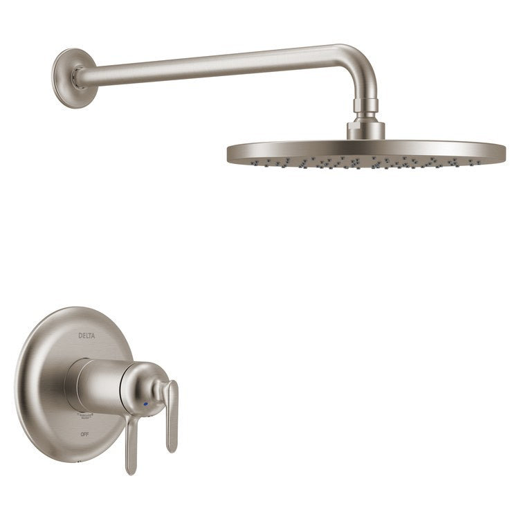 Shower Trim Bonacci 17T Series Raincan 2 Lever Lumicoat Stainless 1 Functions WaterSense ADA 1.75 Gallons per Minute - Image 1