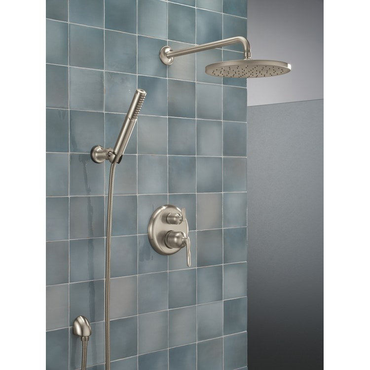 Pressure Balance Valve Trim Bonacci 14 Series with 3 Function Integrated Diverter 2 Lever Lumicoat Stainless CALGreen ADA for MultiChoice Universal Rough Valve Body R22000 Series - Image 3