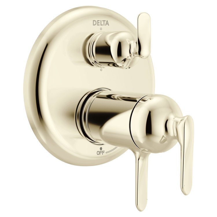 Diverter Trim Bonacci 17T Series Integrated TempAssure 6 Functions Lumicoat Polished Nickel 3 Lever ADA