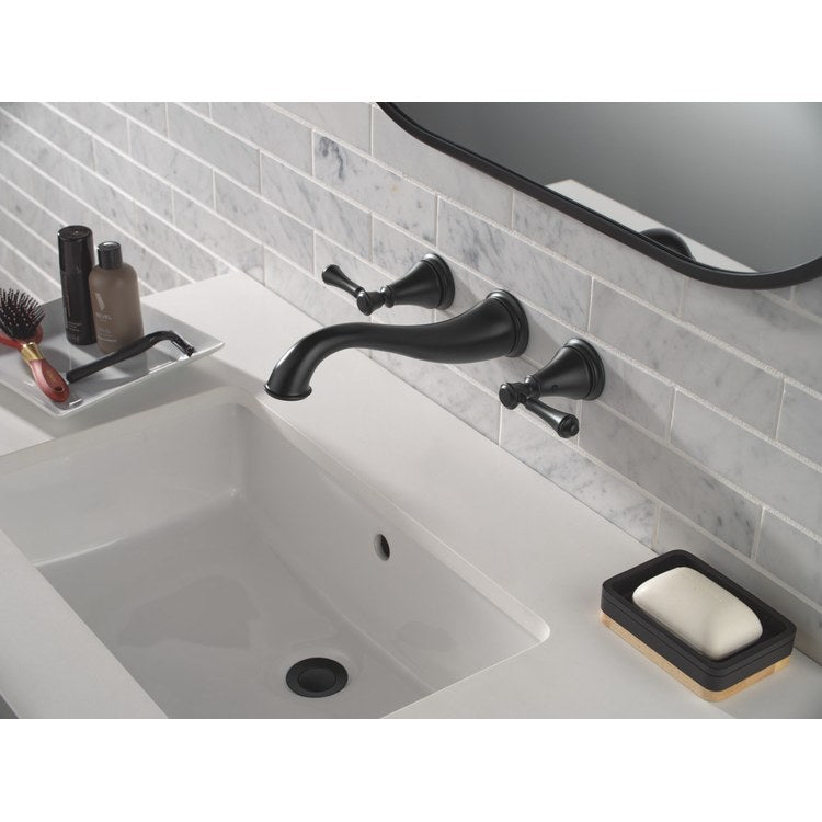 Lavatory Trim Cassidy 2 Lever Matte Black WaterSense ADA 1.2 Gallons per Minute - Image 3