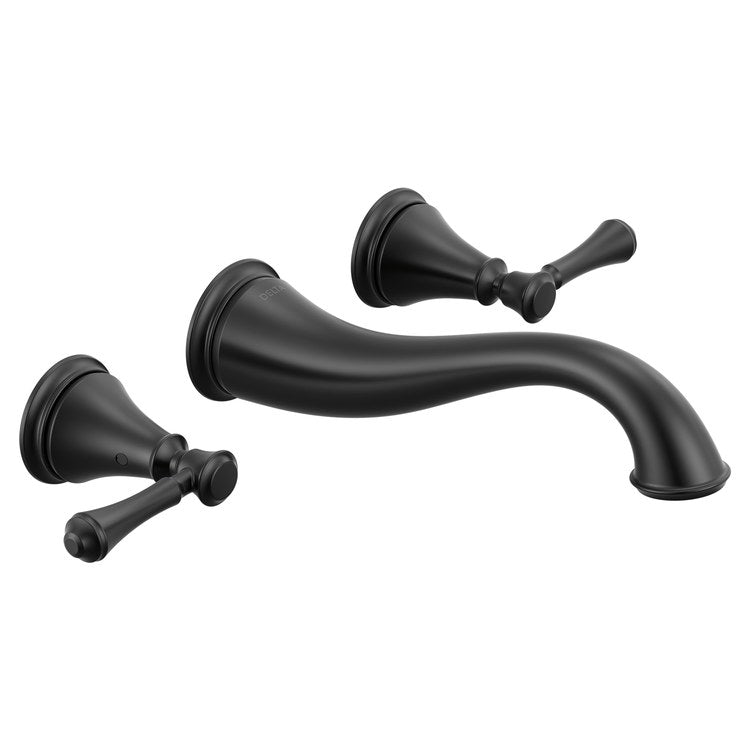 Lavatory Trim Cassidy 2 Lever Matte Black WaterSense ADA 1.2 Gallons per Minute - Image 1