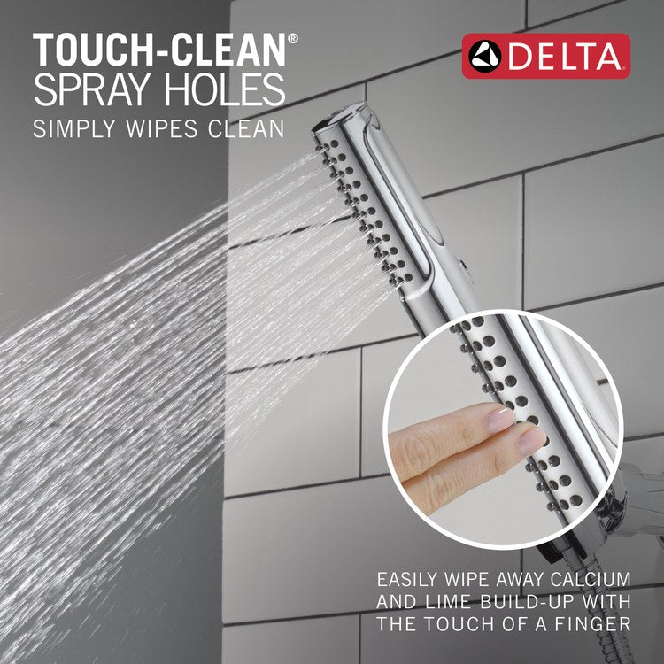 Roman Tub Trim Bonacci with Handshower 1 Lever Lumicoat Chrome WaterSense ADA 8 to 16 Inch Spread 3 Hole - Image 3