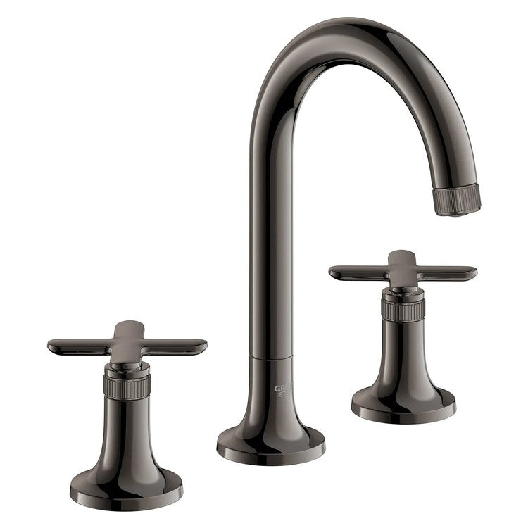 Lavatory Faucet Listra Widespread 8 Inch Spread Less Handle WaterSense/CALGreen/cUPC Hard Graphite 1.2 Gallons per Minute Deck 3 Hole EcoJoy - Image 3