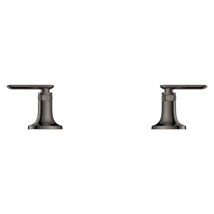 Handle Kit Listra Metal 2 Lever Hard Graphite ADA for Widespread Faucet 106221 and Wall Mount Faucet 106216 - Image 2