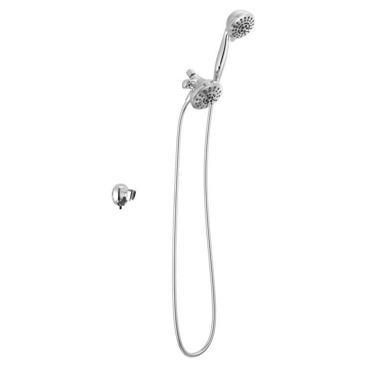 Handshower Combination Universal Showering Components 5 Functions Chrome WaterSense 3-15/16 Inch 1.75 Gallons per Minute - Image 2