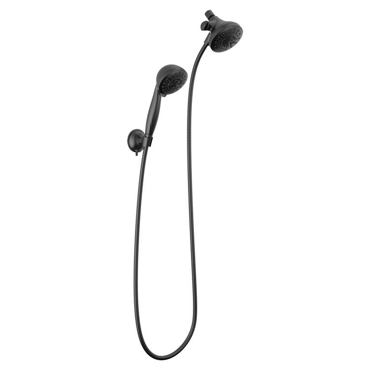 Handshower Combination Universal Showering Components 5 Functions Matte Black WaterSense 3-15/16 Inch 1.75 Gallons per Minute - Image 3