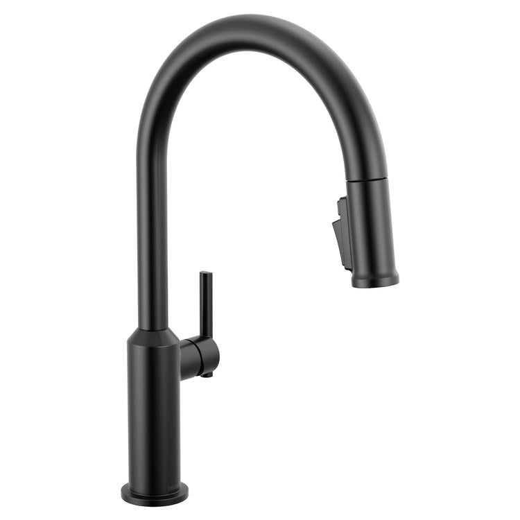 Kitchen Faucet Cordova 3 Function 1 Lever ADA Matte Black Pull Down Swivel 360 DEG 1/3 Hole Deck Mount MagnaTite 1.8 Gallons per Minute - Image 1