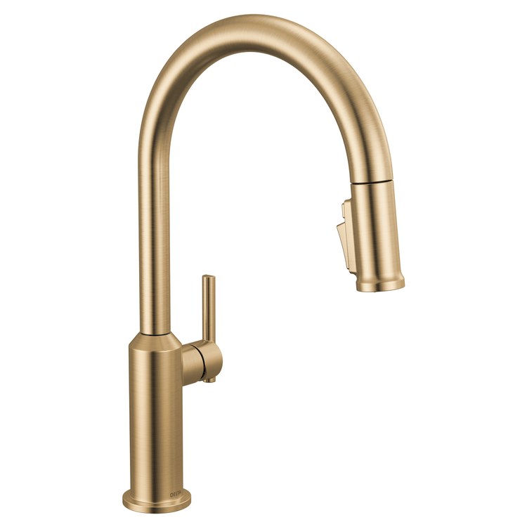 Kitchen Faucet Cordova 3 Function 1 Lever ADA Lumicoat Champagne Bronze Pull Down Swivel 360 DEG 1/3 Hole Deck Mount MagnaTite 1.8 Gallons per Minute