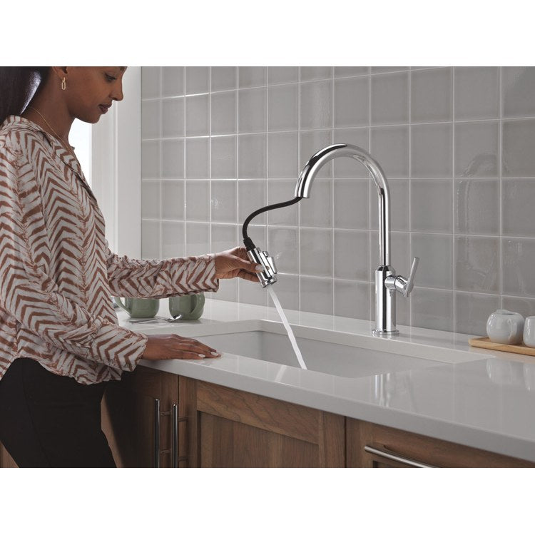 Kitchen Faucet Cordova 3 Function 1 Lever ADA Lumicoat Chrome Pull Down Swivel 360 DEG 1/3 Hole Deck Mount MagnaTite 1.8 Gallons per Minute - Image 3