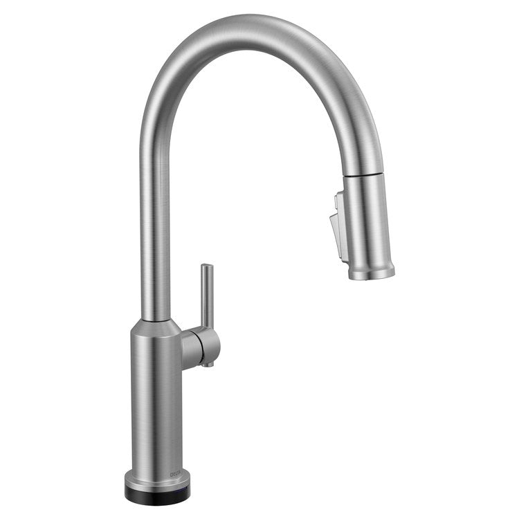 Kitchen Faucet Cordova Touchless 3 Function 1 Lever ADA Lumicoat Arctic Stainless Pull Down Swivel 360 DEG 1/3 Hole Deck Mount MagnaTite/VoiceIQ/Touch2O 1.8 Gallons per Minute