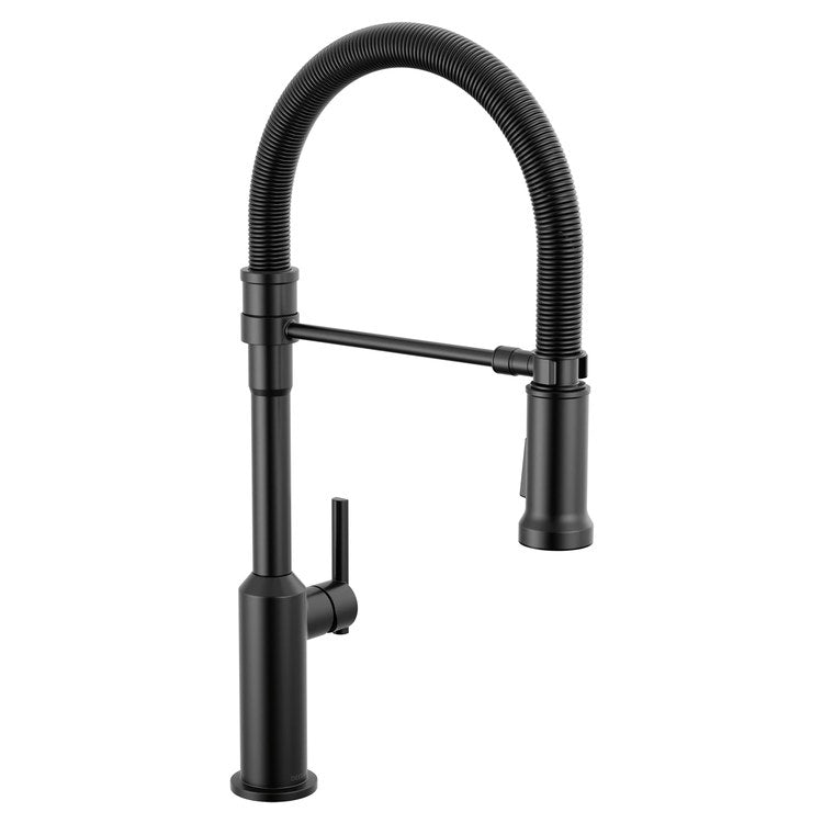 Kitchen Faucet Cordova 2 Function 1 Lever ADA Matte Black Swivel 360 DEG Spring Spout 1/3 Hole Deck Mount MagnaTite/SpotLight 1.8 Gallons per Minute