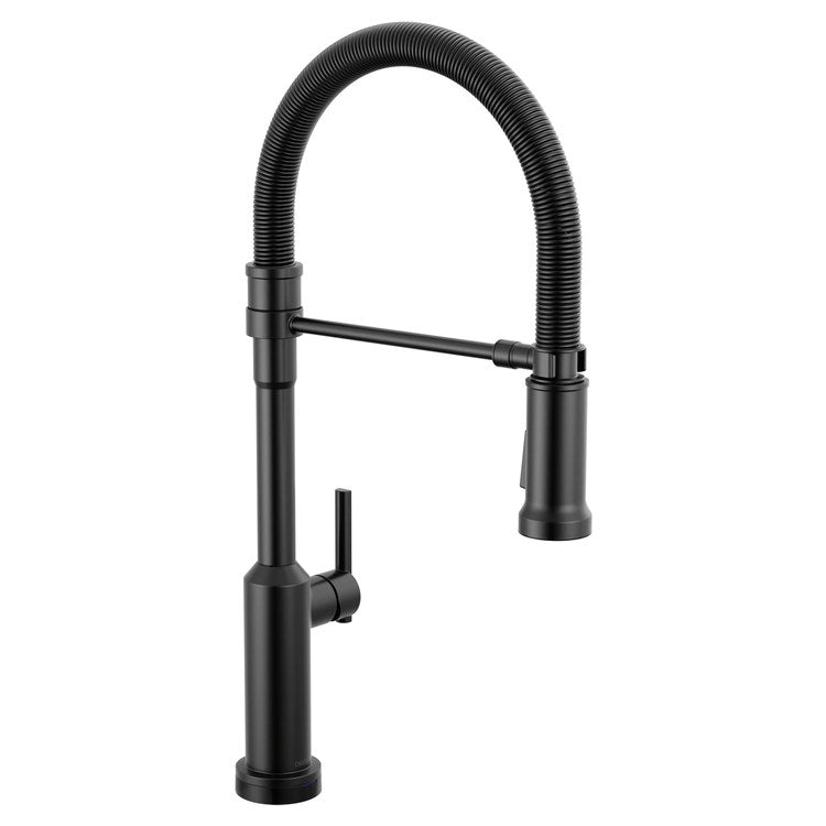 Kitchen Faucet Cordova Touchless 2 Function 1 Lever ADA Matte Black Swivel 360 DEG Spring Spout 1/3 Hole Deck Mount MagnaTite/VoiceIQ/Touch2O/SpotLight 1.8 Gallons per Minute