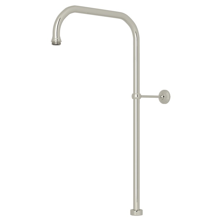 Tub Riser Rigid Shower Outlet 63 x 15 Inch Polished Nickel