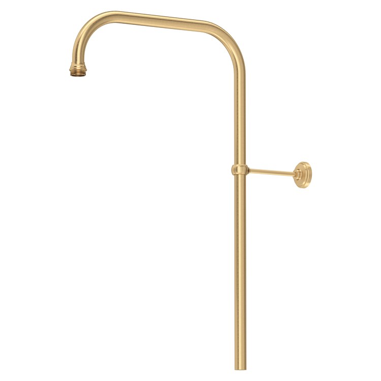 Riser Rigid Shower Outlet 31 x 15 Inch Satin English Gold for U.5783N Riser Diverters and Outlet Connector U.5394