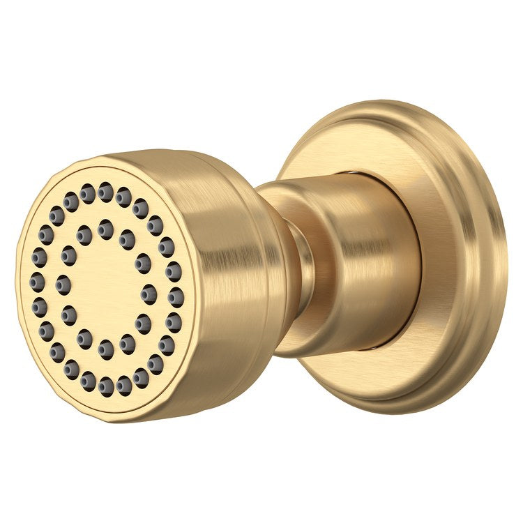 Body Spray Satin English Gold Wall Mount 3 Inch 1 Function 1.0 Gallons per Minute 1/2IN FNPT